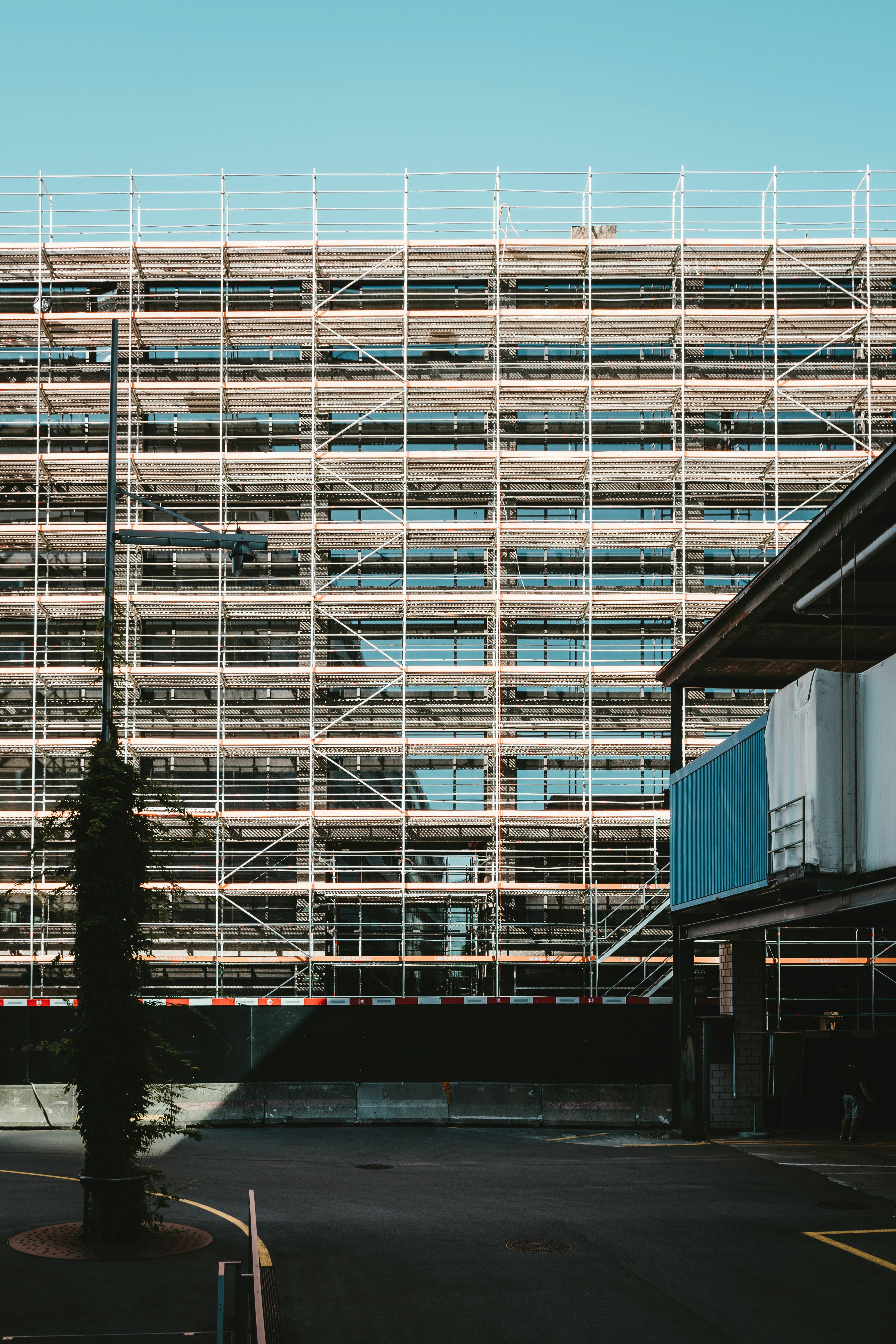 white glass building at daytime